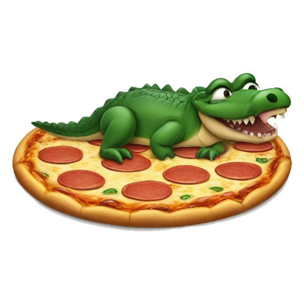 alligator loki eat pizza sticker