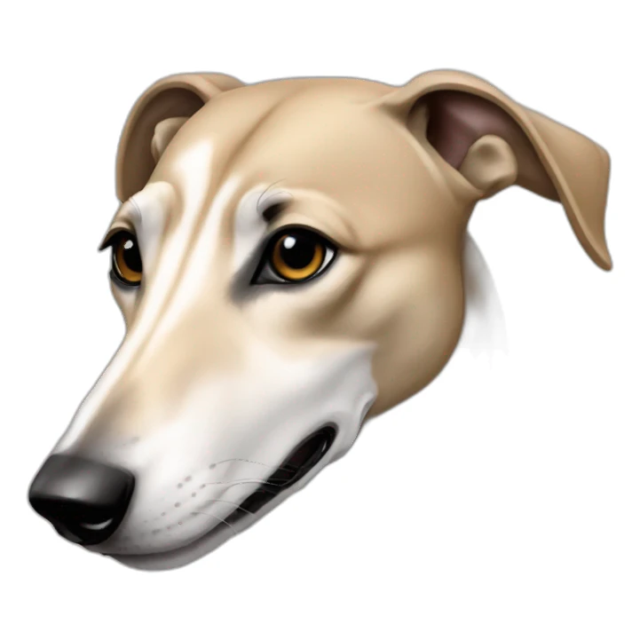 greyhound sand color sticker