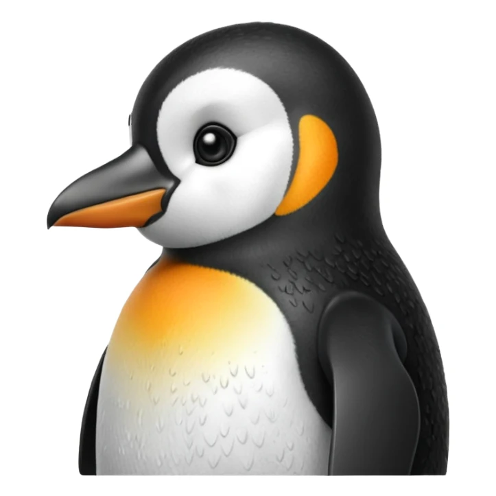 Penguin sad sticker