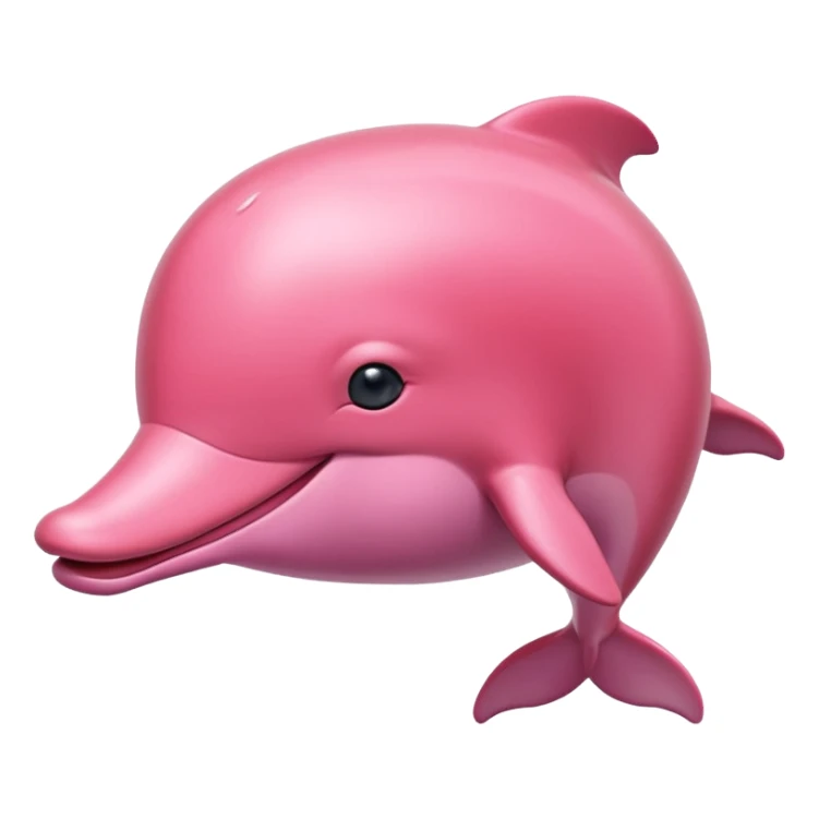 The amazon pink river dolphin sticker