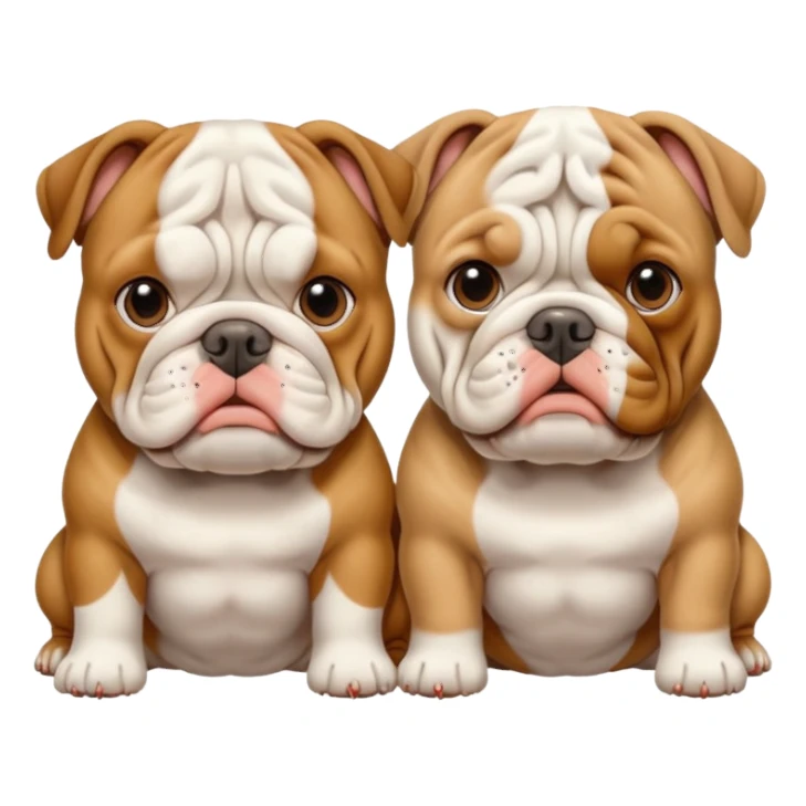 2 bulldogs sticker