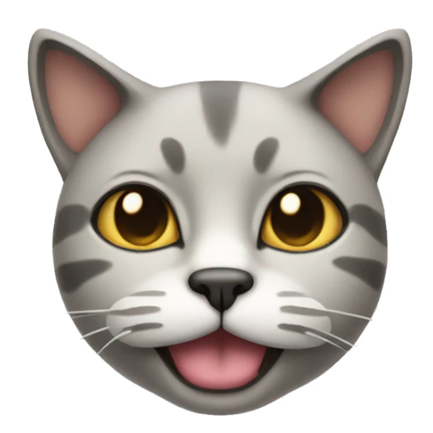 Cat with mustache sticker