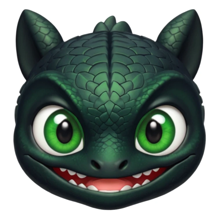 Toothless face only from how to train your Dragon sticker