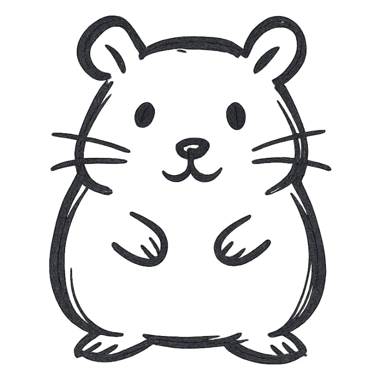 hamster sticker