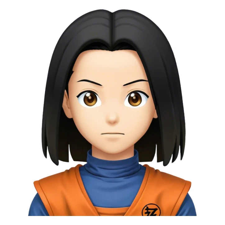 android 17 dagonball z sticker
