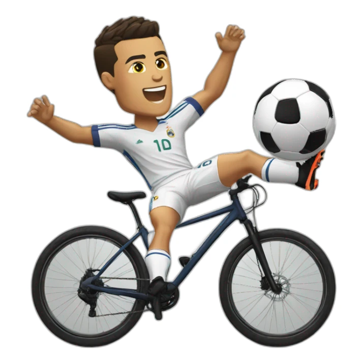 Ronaldo bicycle kick sticker
