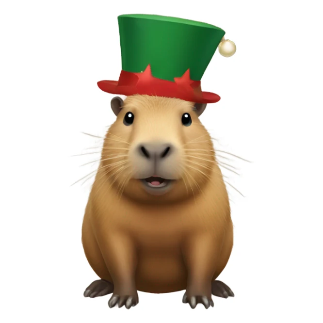 capybara noel sticker