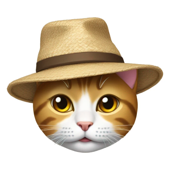 Katze mit Hut  sticker