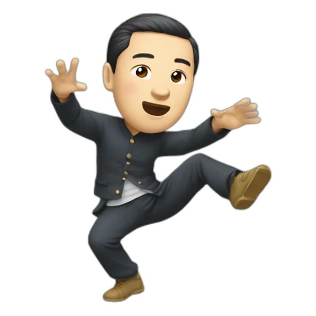 Xi ping qui dab sticker