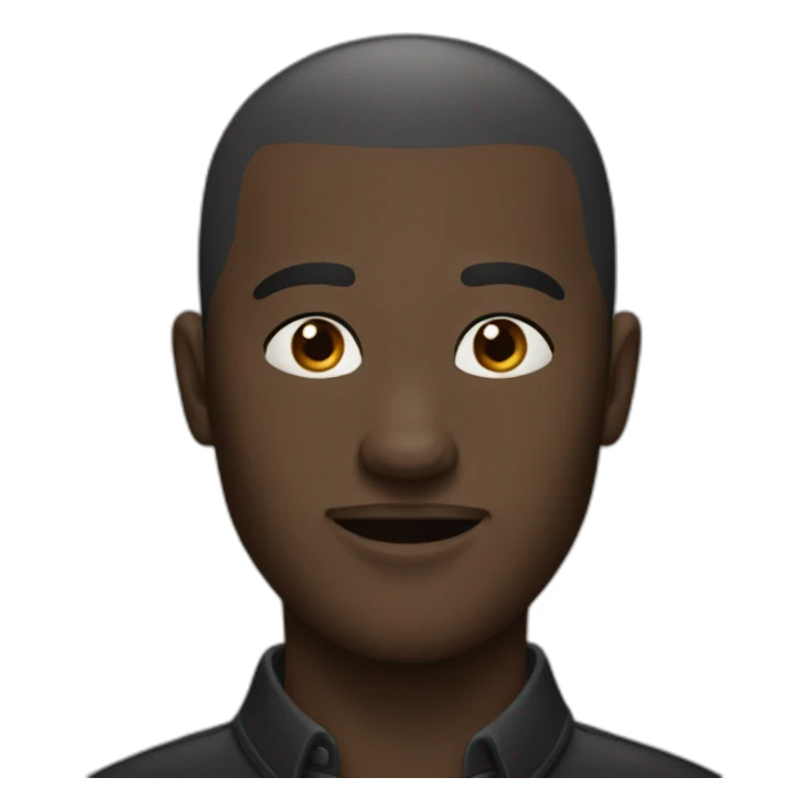 a black pie-bald horse sticker