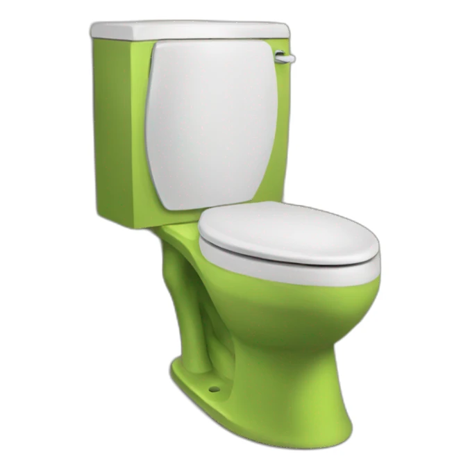 Shrek skibidi toilet sticker