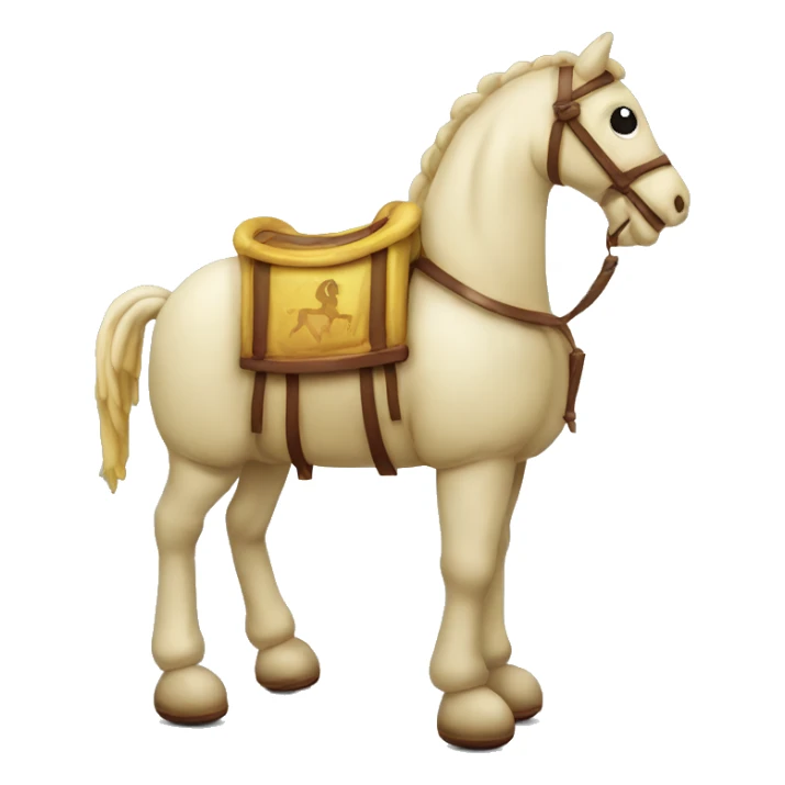 Trojan horse balloonfigure sticker