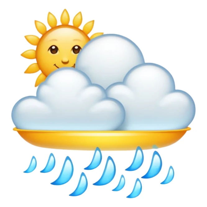 A nice sunny day sticker