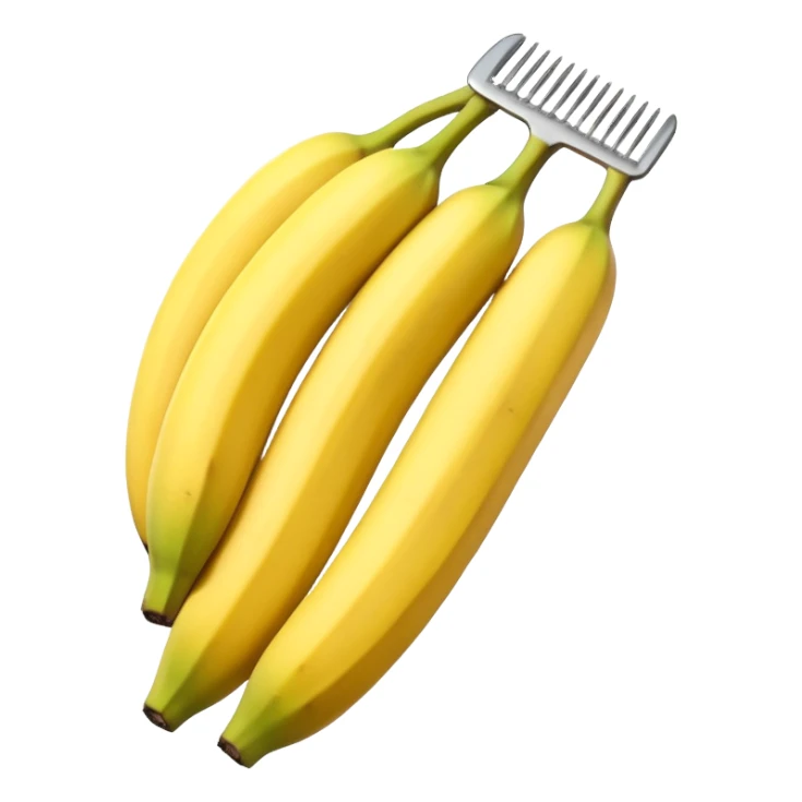A comb of bananas sticker