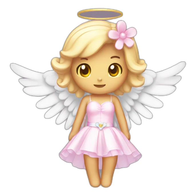 Hello kitty angel taned sticker