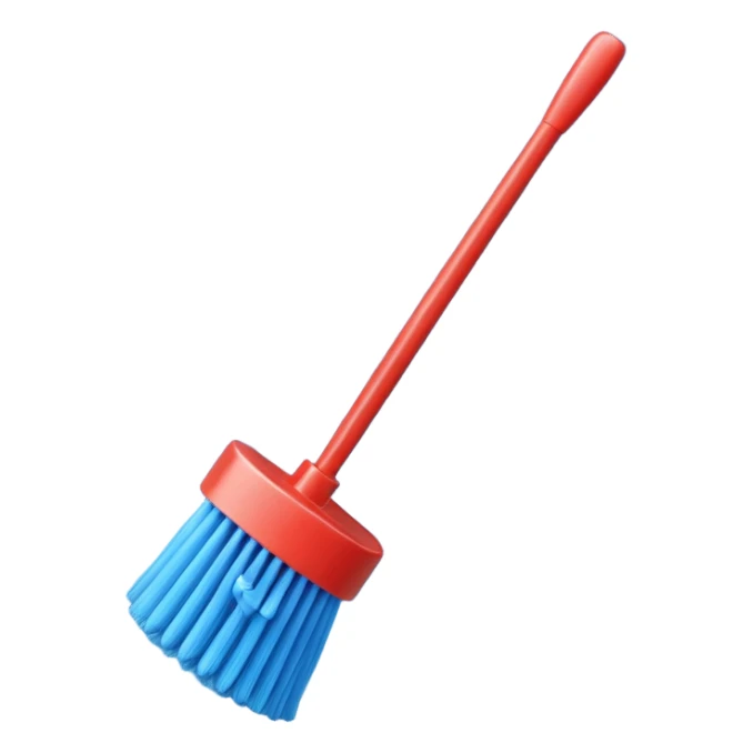 toilet fırçası sticker