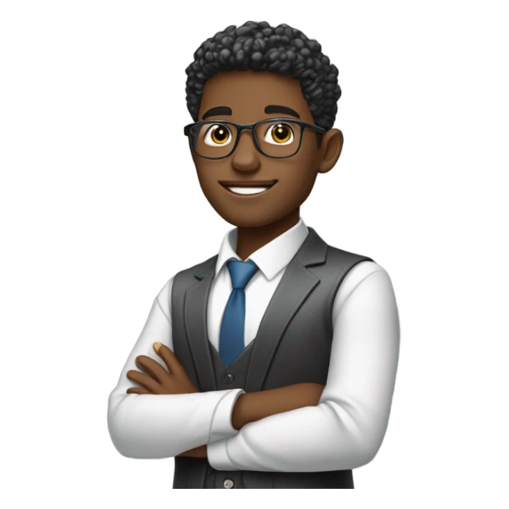 young zoomer broker, crypto sticker