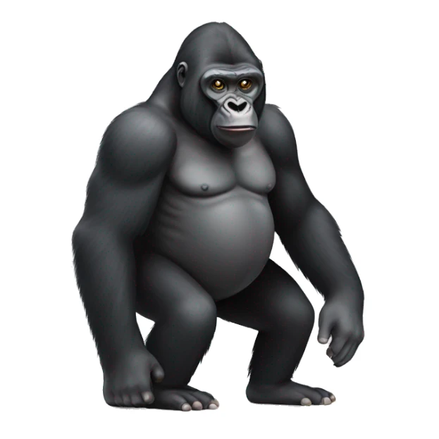 cross river gorilla sticker