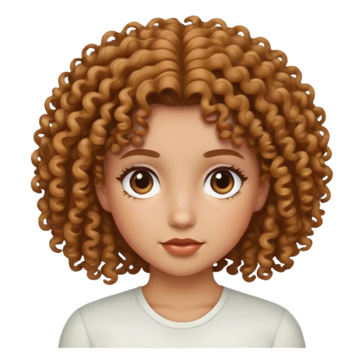 Curly girl  sticker
