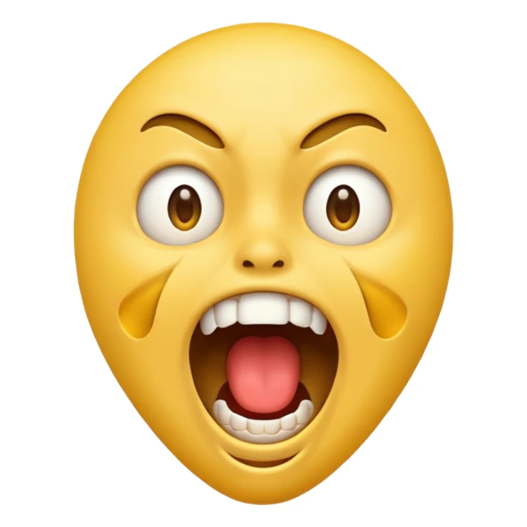 Make me emoji doing the IShowSpeed face sticker