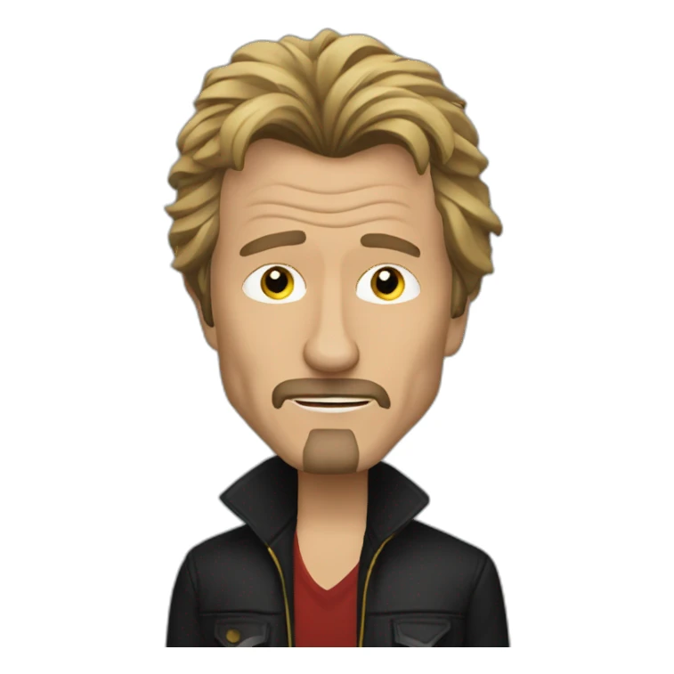 johnny halliday sticker