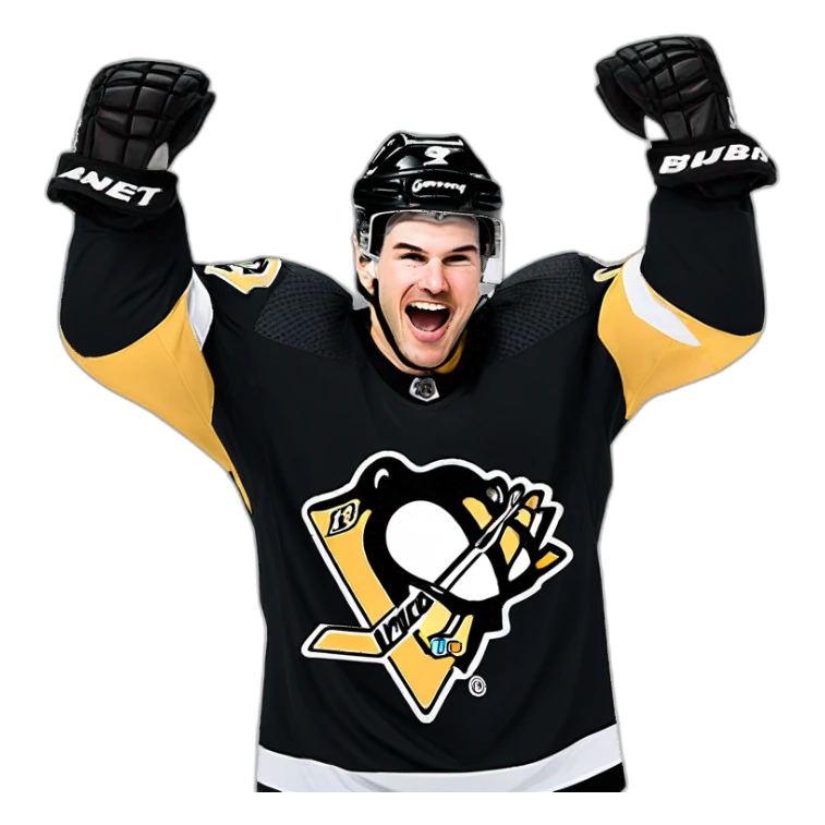 sidney crosby celebrating sticker