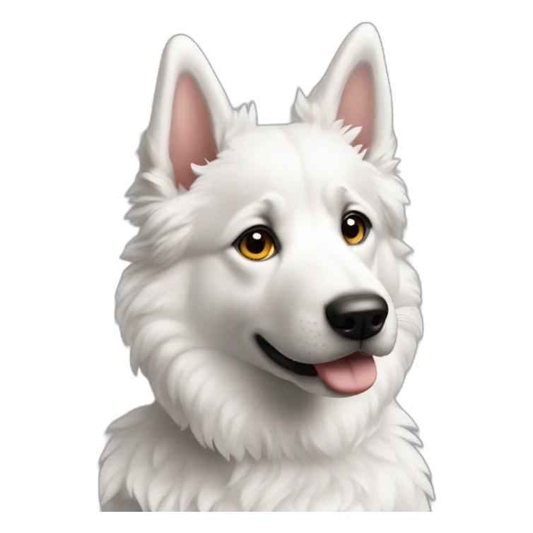 Chiot berger blanc suisse sticker