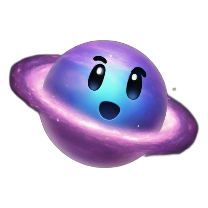 Galaxy in Kirby sticker