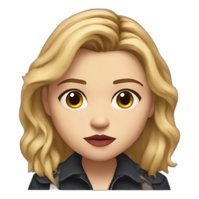 Chloë Grace Moretz serious sticker