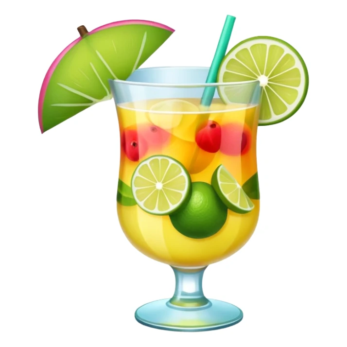 Tropical drinks in Cabo sticker