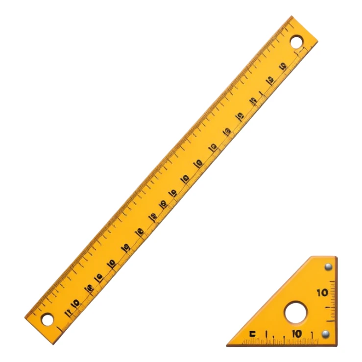 Measure ruler sticker