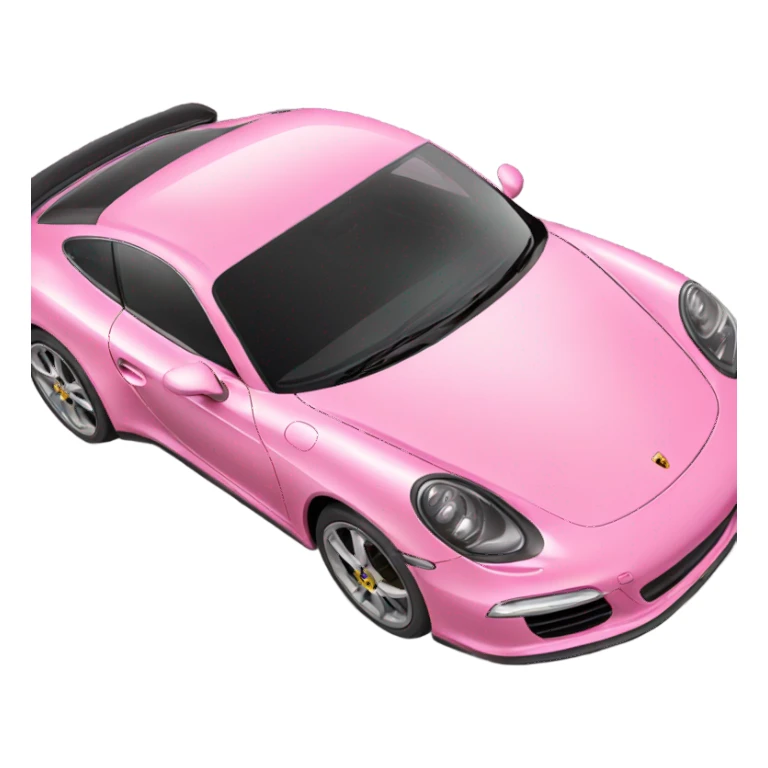 pink porsche sticker