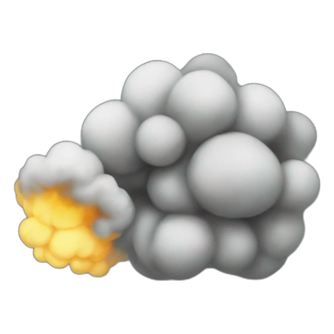 Smoke puff sticker
