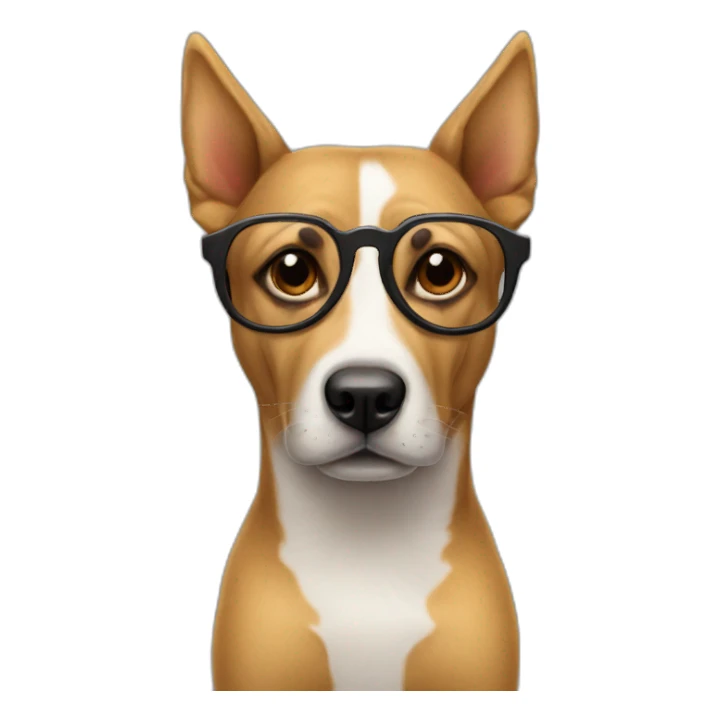 perro con lentes de sol sticker