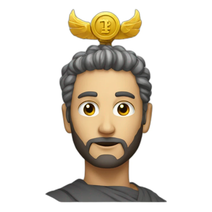 crypto ai god sticker