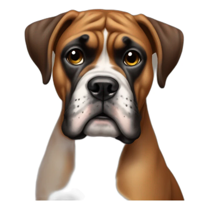 boxer dog Santiago Abascal Conde sticker