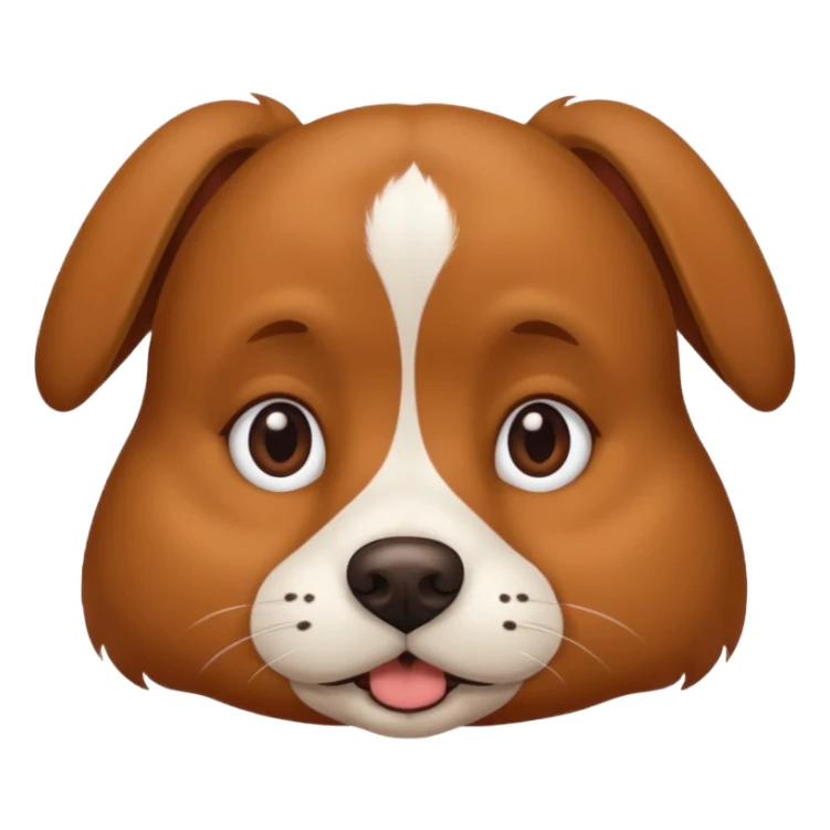 Perro con un lazy sticker