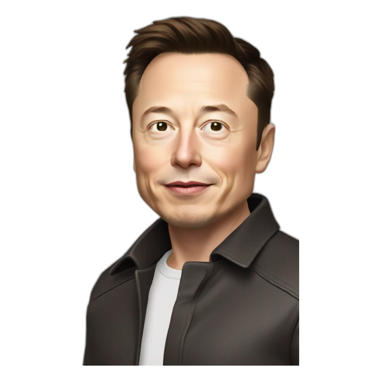 Elon musk and car sticker