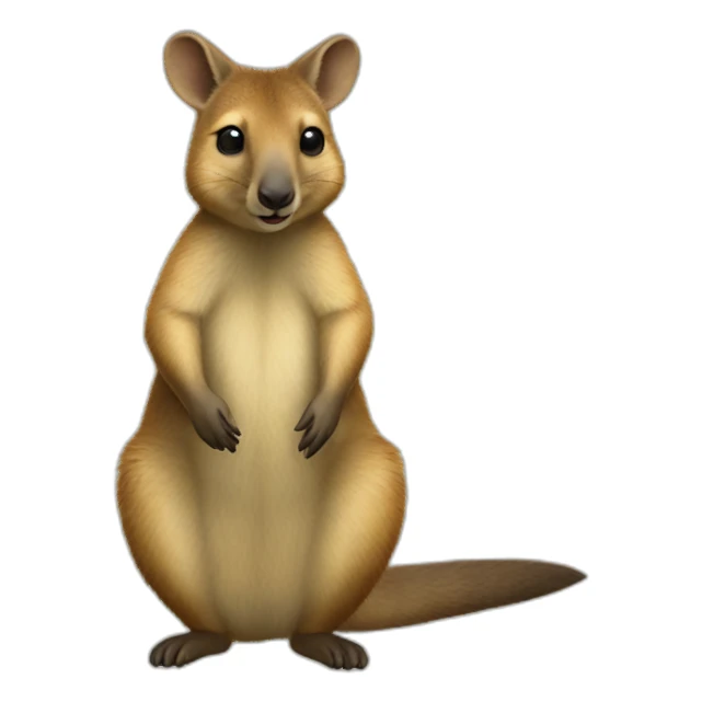 smart quokka wallaby sticker