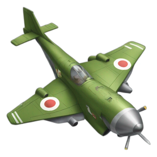 Avión de combate disparando sticker