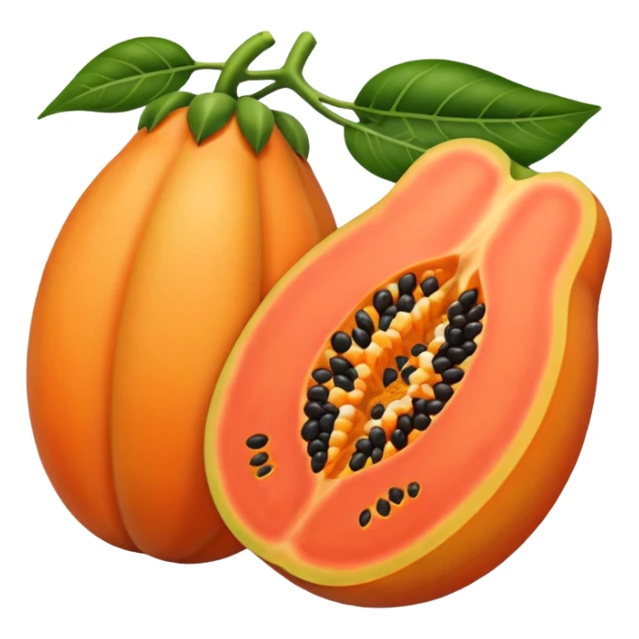 Papaya sticker
