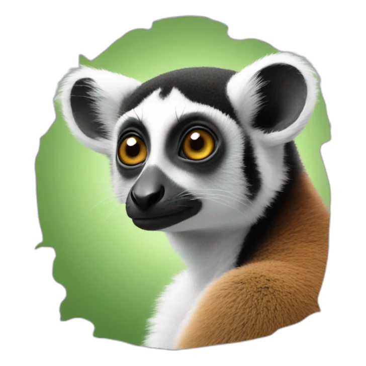 Lemur catta sticker