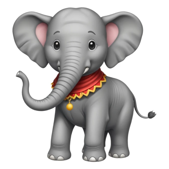 circus elephant sticker