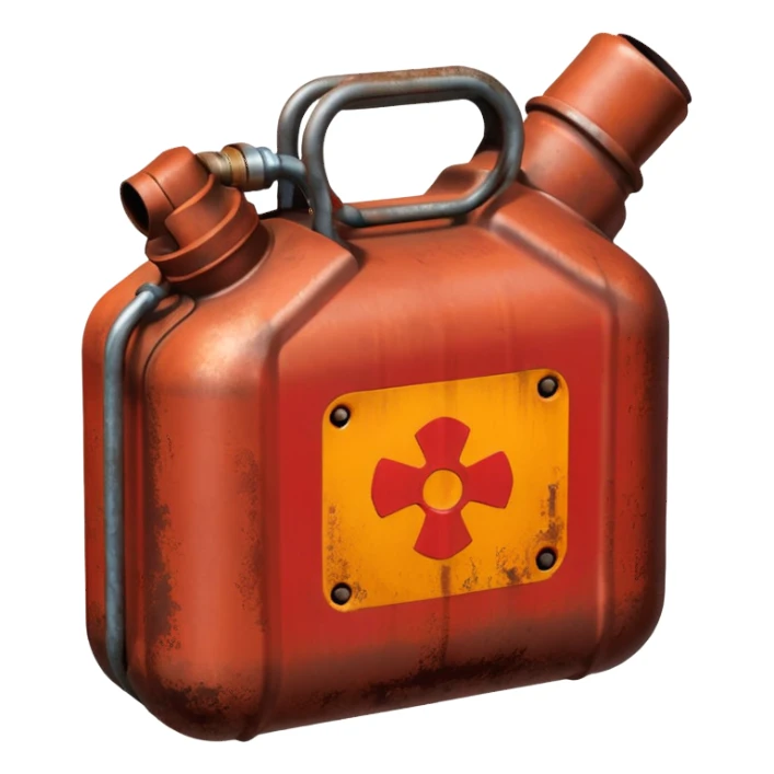 petrol canister sticker