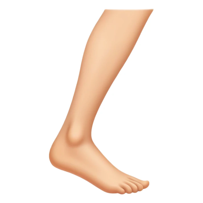 Human leg and foot sticker