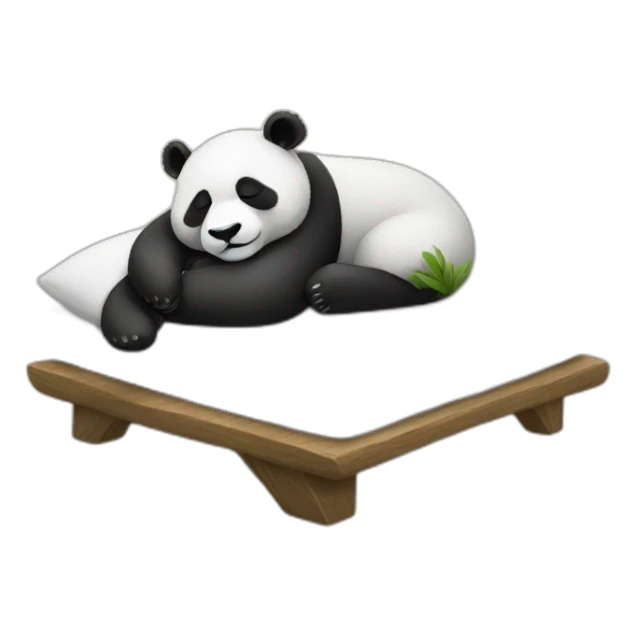 Panda sleeping  sticker