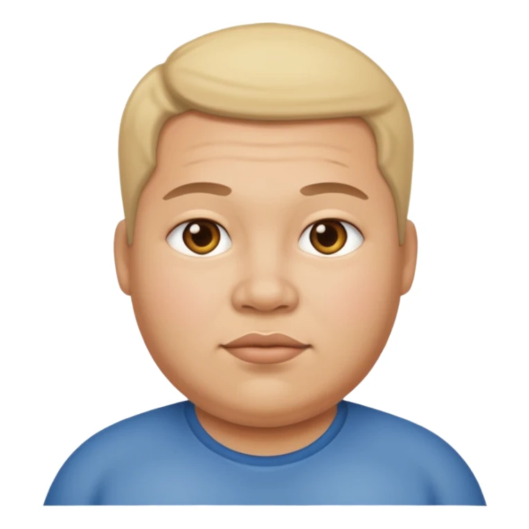 Mixed fat person sticker