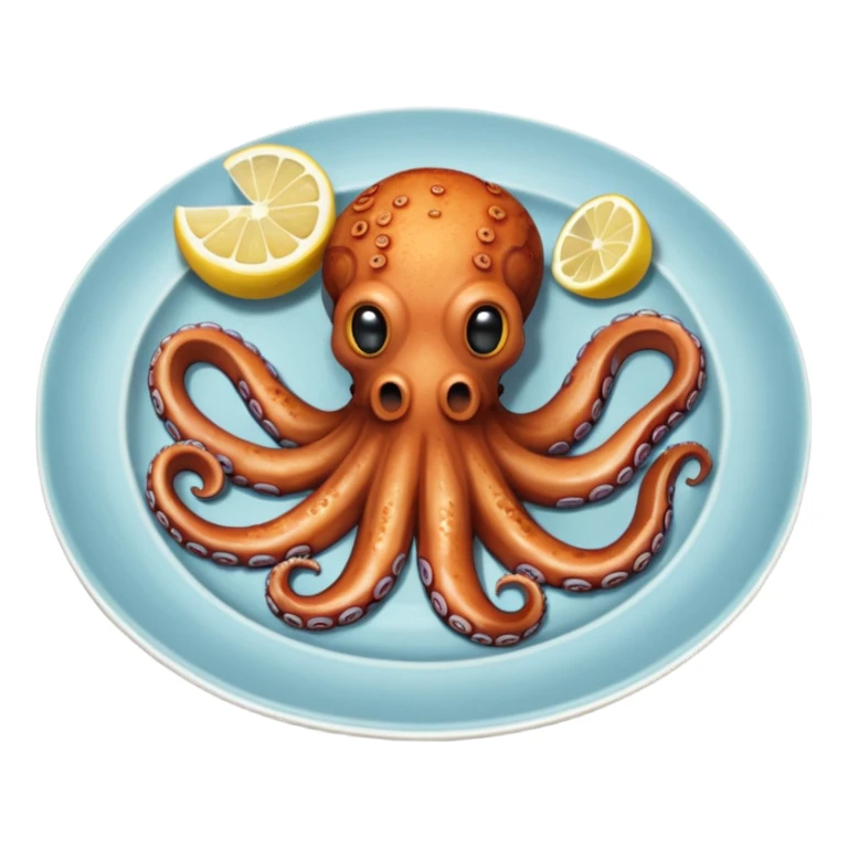octopus meal sticker