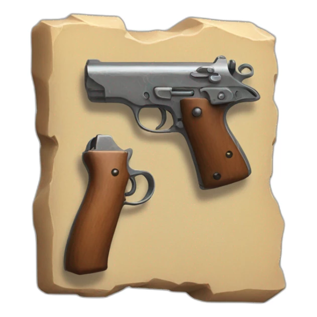 match 3 tile for a pistol vertical sticker