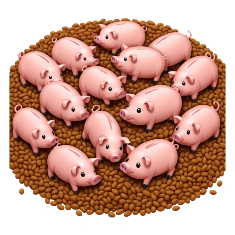 pig food  sticker